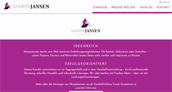 Desktop Screenshot of marpajansen.de